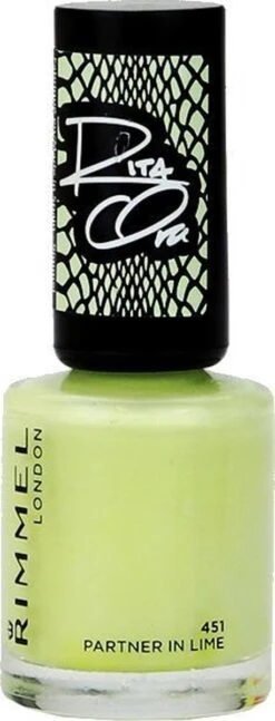 Rimmel London 60 Seconds Supershine By Rita - 451 Partner In Lime - Nagellak