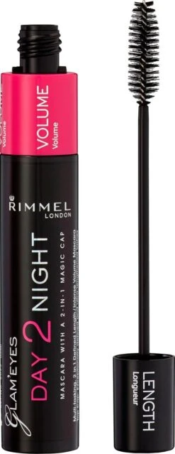 Rimmel London Day2Night 2-in-1 Mascara Voor Een Dag- En Avondlook - 001 Black -Cosmeticawinkel 464x1200 2