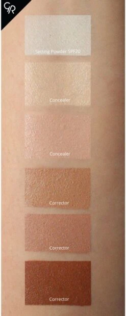 Concealer Palet 02 Medium To Dark - Golden Rose Camoufleren Contouren -Cosmeticawinkel 478x1200