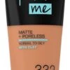 Maybelline Fit Me Matte & Poreless Foundation - 332 Golden Caramel 2 Maybelline Fit Me Matte & Poreless Foundation - 332 Golden Caramel -Cosmeticawinkel 478x1200 3