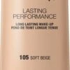 Max Factor Lasting Performance Foundation - 105 Soft Beige 1 Max Factor Lasting Performance Foundation - 105 Soft Beige -Cosmeticawinkel 495x1200