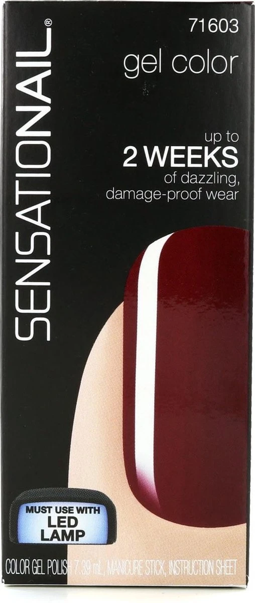 SensatioNail Gel Polish Miss Behave - Gel Nagellak - Rood 3 SensatioNail Gel Polish Miss Behave - Gel Nagellak - Rood