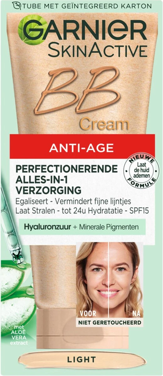 Garnier Skin Naturals BB Cream Anti Aging - 50 Ml - Light 9 Garnier Skin Naturals BB Cream Anti Aging - 50 Ml - Light - Afbeelding 7