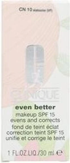 Clinique Even Better Foundation - CN 10 Alabaster - Met SPF 15 -Cosmeticawinkel 521x1200 4