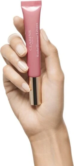 Clarins Instant Light Natural Lip Perfector - 01 Rose Shimmer - Lipgloss - 12 Ml -Cosmeticawinkel 537x1200 1