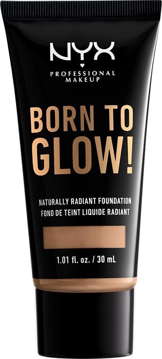 NYX Professional Makeup Born To Glow! Naturally Radiant Foundation - Tan BTGRF12 - Foundation - 30 Ml 3 NYX Professional Makeup Born To Glow! Naturally Radiant Foundation - Tan BTGRF12 - Foundation - 30 Ml