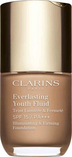 Clarins Everlasting Youth Fluid Illuminating & Firming Foundation - 112 Amber - Foundation - 30 Ml