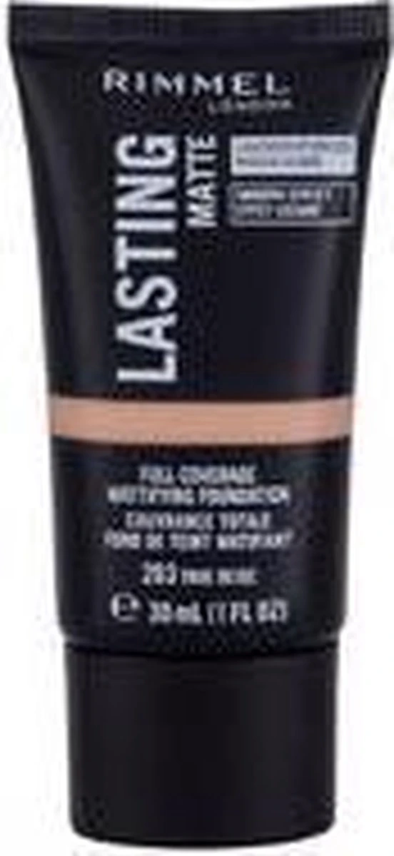 Rimmel London Lasting Matte Foundation - 100 Ivory 12 Rimmel London Lasting Matte Foundation - 100 Ivory - Afbeelding 10