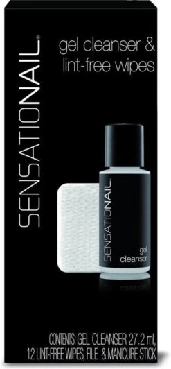 Sensationail Gel Cleanser & Lint-Free Wipes