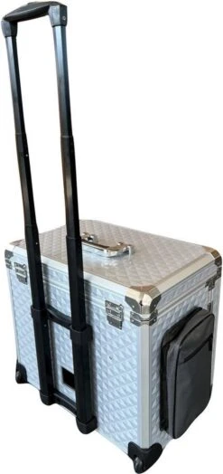 Pedicure Koffer/trolley - Professional Pedicure Case - Zilver Disco -Cosmeticawinkel 566x1200 1