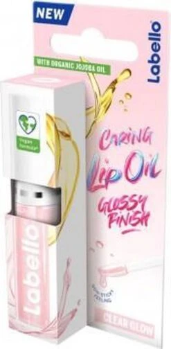 Labello Caring Lip Oil Clear Glow - 5.5 Ml 19 Labello Caring Lip Oil Clear Glow - 5.5 Ml -Cosmeticawinkel 588x1200