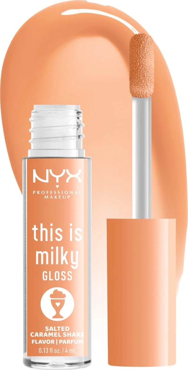 NYX Professional Makeup This Is Milky Gloss - TIMG18 Salted Caramel Shake - Lipgloss - 4 Ml 4 NYX Professional Makeup This Is Milky Gloss - TIMG18 Salted Caramel Shake - Lipgloss - 4 Ml - Afbeelding 2