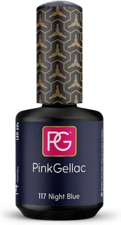 Pink Gellac - Night Blue - Gellak - Vegan - Blauw - Glitters - Glanzend - 15ml -Cosmeticawinkel 645x1200 3