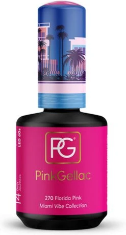 Pink Gellac - Florida Pink - Gellak - Vegan - Roze - Glanzend - 15ml 19 Pink Gellac - Florida Pink - Gellak - Vegan - Roze - Glanzend - 15ml -Cosmeticawinkel 646x1200 3