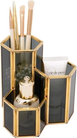 Kwastenhouder Kenza | Make-up Organizer | Kwastenhouder | Cosmetica Opbergdoos | Kwasten Houder | Kwasten Opbergen | Houder Voor Make-up Kwasten | Kwasten Organizer | Brushes Holder | Beautybox | Cosmetica Organizer | Pennenbakje | Houder -Cosmeticawinkel 667x1200 1