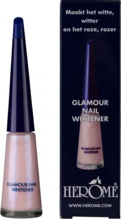 Herome Glamour Nail Whitener - Natural Nail Whitener Met Een Romige Parelmoerglans - Camoufleert Doffe Of Verkleurde Nagels - 10ml. 20 Herome Glamour Nail Whitener - Natural Nail Whitener Met Een Romige Parelmoerglans - Camoufleert Doffe Of Verkleurde Nagels - 10ml. -Cosmeticawinkel 667x1200 2