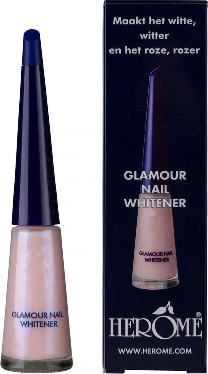 Herome Glamour Nail Whitener - Natural Nail Whitener Met Een Romige Parelmoerglans - Camoufleert Doffe Of Verkleurde Nagels - 10ml. 11 Herome Glamour Nail Whitener - Natural Nail Whitener Met Een Romige Parelmoerglans - Camoufleert Doffe Of Verkleurde Nagels - 10ml. - Afbeelding 9