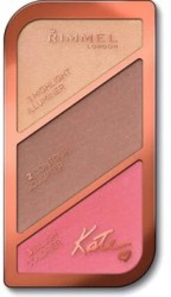 Rimmel London Kate Sculpting Palette Gezichtspoeder - Coral Glow -Cosmeticawinkel 691x1200 1