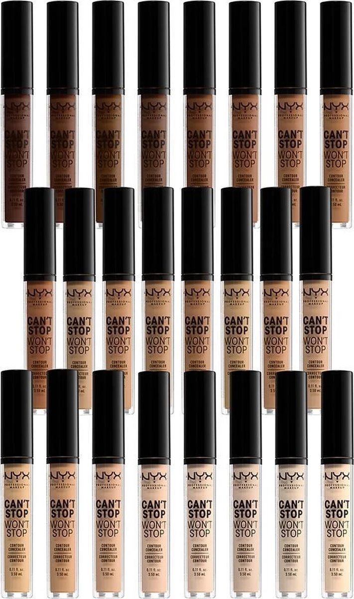 NYX Professional Makeup - Can't Stop Won't Stop Concealer - Fair 8 NYX Professional Makeup - Can't Stop Won't Stop Concealer - Fair - Afbeelding 6