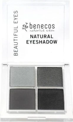 Benecos Vegan Oogschaduw Quattro - Smokey Eyes -Cosmeticawinkel 717x1200 1