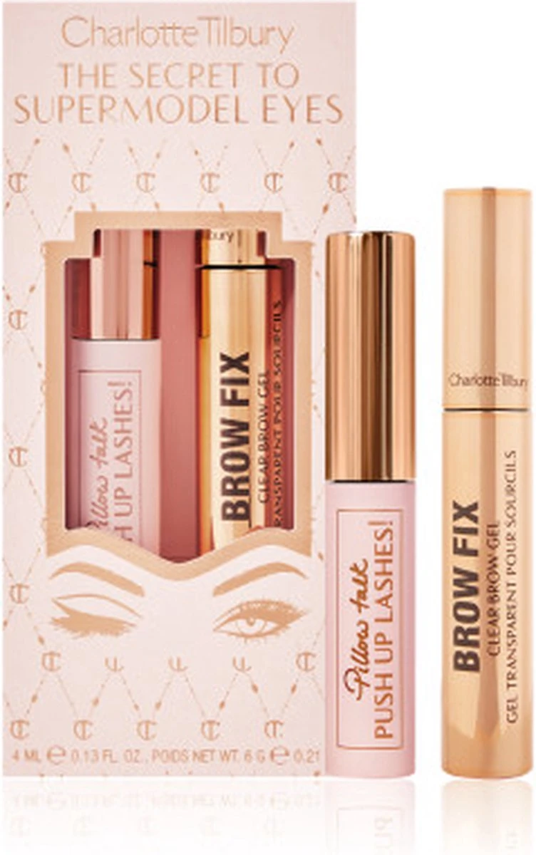 Charlotte Tilbury The Secret To Supermodel Eyes Set - Mascara & Brow Fix Make-upset - Giftset - Cadeau Tip 3 Charlotte Tilbury The Secret To Supermodel Eyes Set - Mascara & Brow Fix Make-upset - Giftset - Cadeau Tip