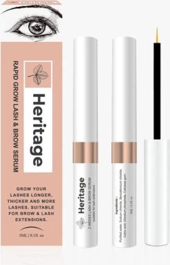 Heritage Wimperserum Rapid Grow Geschikt Voor Wimperextensions Olievrije. Naturel Ingrediënten - Oil Free Lash Serum Suitable For Lash Extensions Wearer 10 Heritage Wimperserum Rapid Grow Geschikt Voor Wimperextensions Olievrije. Naturel Ingrediënten - Oil Free Lash Serum Suitable For Lash Extensions Wearer -Cosmeticawinkel 770x1200 2