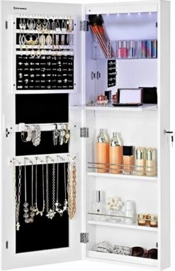 Nancy's Make-up Organizer – Sieraden & Spiegelkast – Spiegelkast, Deur & Wandhouder Met Binnenspiegel – Make-up Opbergen -Cosmeticawinkel 775x1200 4