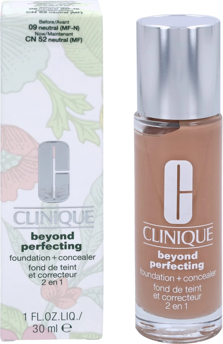 Clinique Beyond Perfecting Foundation + Concealer - 09 Neutral 6 Clinique Beyond Perfecting Foundation + Concealer - 09 Neutral - Afbeelding 4