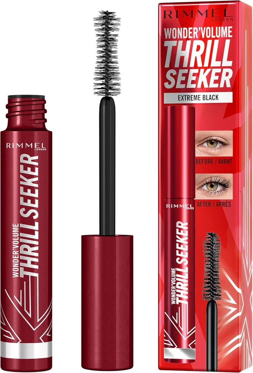 Rimmel London Wonder'Volume Thrill Seeker Mascara - 001 Extreme Black 3 Rimmel London Wonder'Volume Thrill Seeker Mascara - 001 Extreme Black
