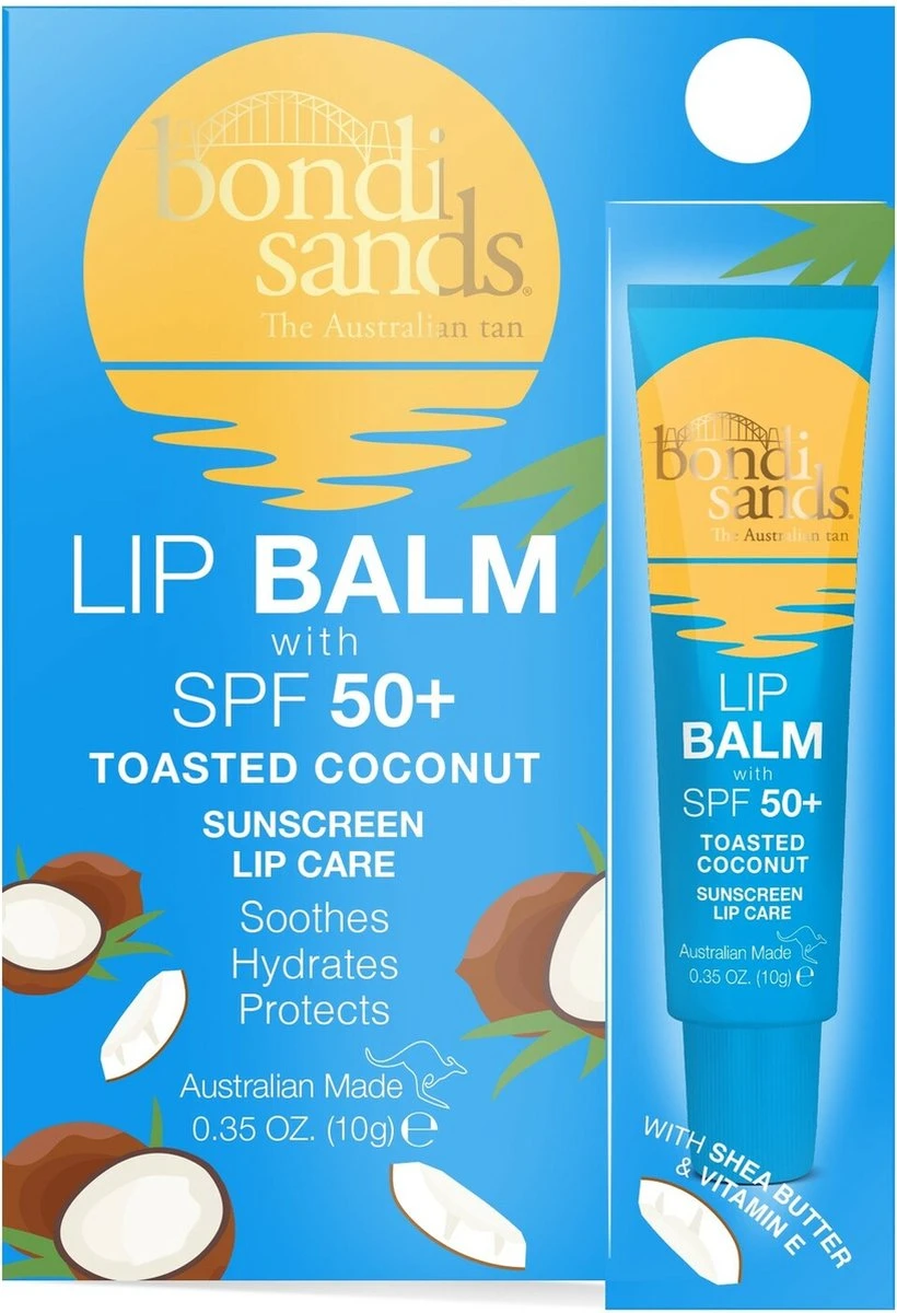 Bondi Sands Sunscreen Lip Balm SPF 50+ Toasted Coconut 10 G - Hydrateert En Verzacht Droge Lippen 7 Bondi Sands Sunscreen Lip Balm SPF 50+ Toasted Coconut 10 G - Hydrateert En Verzacht Droge Lippen - Afbeelding 5