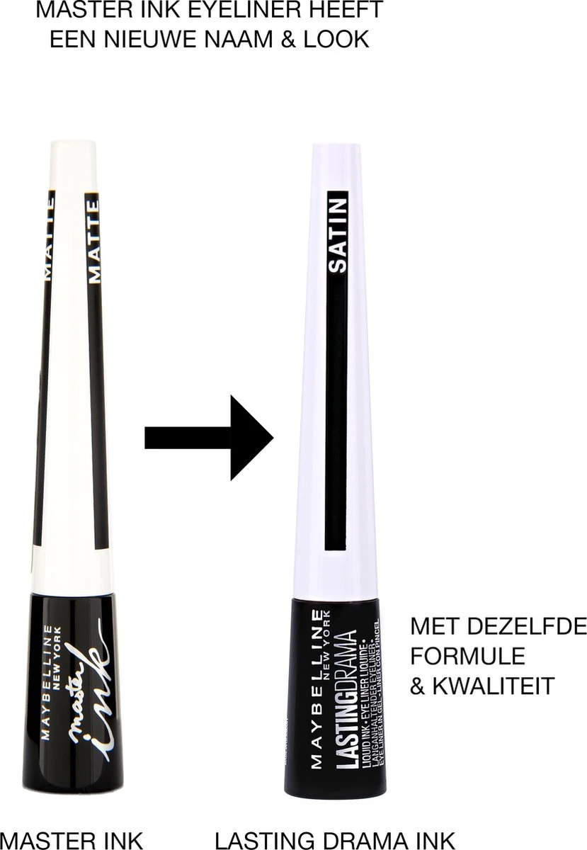 Maybelline Master Ink Precise Satin Liner - Luminous Black - Eyeliner 6 Maybelline Master Ink Precise Satin Liner - Luminous Black - Eyeliner - Afbeelding 4