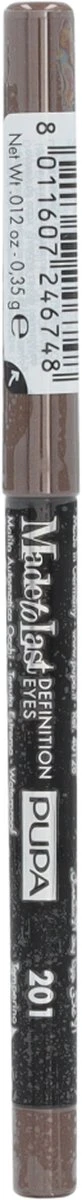 Pupa Milano Made To Last Definition Eyes Oogpotlood - 201 Bon Ton Brown 8 Pupa Milano Made To Last Definition Eyes Oogpotlood - 201 Bon Ton Brown - Afbeelding 6