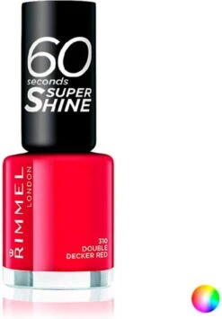 Rimmel London Rimmel 60 Seconds Super Shine Nagellak - 710 Oh My Cherry! -Cosmeticawinkel 834x1200 2