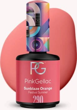 Pink Gellac - Sunblaze Orange - Gellak - Vegan - Oranje - Glanzend - 15ml -Cosmeticawinkel 841x1200 2