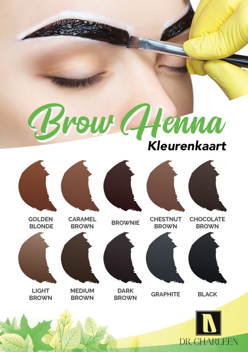 Impression Henna Wenkbrauwverf | Zwart | Black | Noir | Brow Henna | Goed Voor Meer Dan 20 Behandelingen 7 Impression Henna Wenkbrauwverf | Zwart | Black | Noir | Brow Henna | Goed Voor Meer Dan 20 Behandelingen - Afbeelding 5