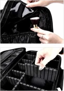 Cosmetica Koffer - Make-up Koffer Met Verstelbare Vakken - Visagie En Nagelstyliste Beauty Koffer - 26x23x9CM 39 Cosmetica Koffer - Make-up Koffer Met Verstelbare Vakken - Visagie En Nagelstyliste Beauty Koffer - 26x23x9CM -Cosmeticawinkel 848x1200 3