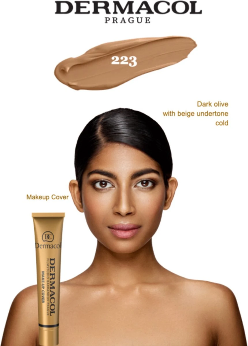 Dermacol Camouflage Make-up Cover Legendary High Covering Make-up - 30 Gram - Vrouw - Waterproof - Tint 223 5 Dermacol Camouflage Make-up Cover Legendary High Covering Make-up - 30 Gram - Vrouw - Waterproof - Tint 223 - Afbeelding 3