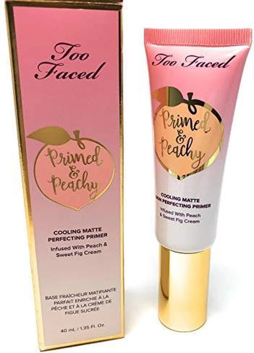 Too Faced Primed & Peachy Cooling Matte Perfecting Primer - 40 Ml - Matte Primer/make-up Basis 4 Too Faced Primed & Peachy Cooling Matte Perfecting Primer - 40 Ml - Matte Primer/make-up Basis - Afbeelding 2