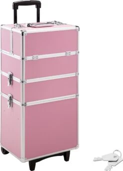 TecTake Cosmetica Koffer Met 3 Etages - Roze - Make-up Koffer 12 TecTake Cosmetica Koffer Met 3 Etages - Roze - Make-up Koffer -Cosmeticawinkel 866x1200 2