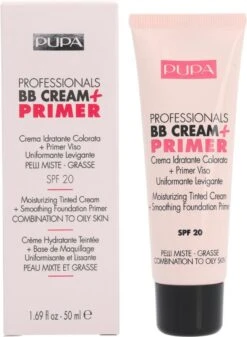 Pupa Milano BB Cream + Primer For Combination To Oily Skin - 001 Nude -Cosmeticawinkel 880x1200
