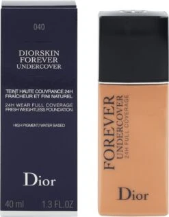Dior - Diorskin Forever Undercover Foundation - 040 Honey Beige 10 Dior - Diorskin Forever Undercover Foundation - 040 Honey Beige -Cosmeticawinkel 938x1200