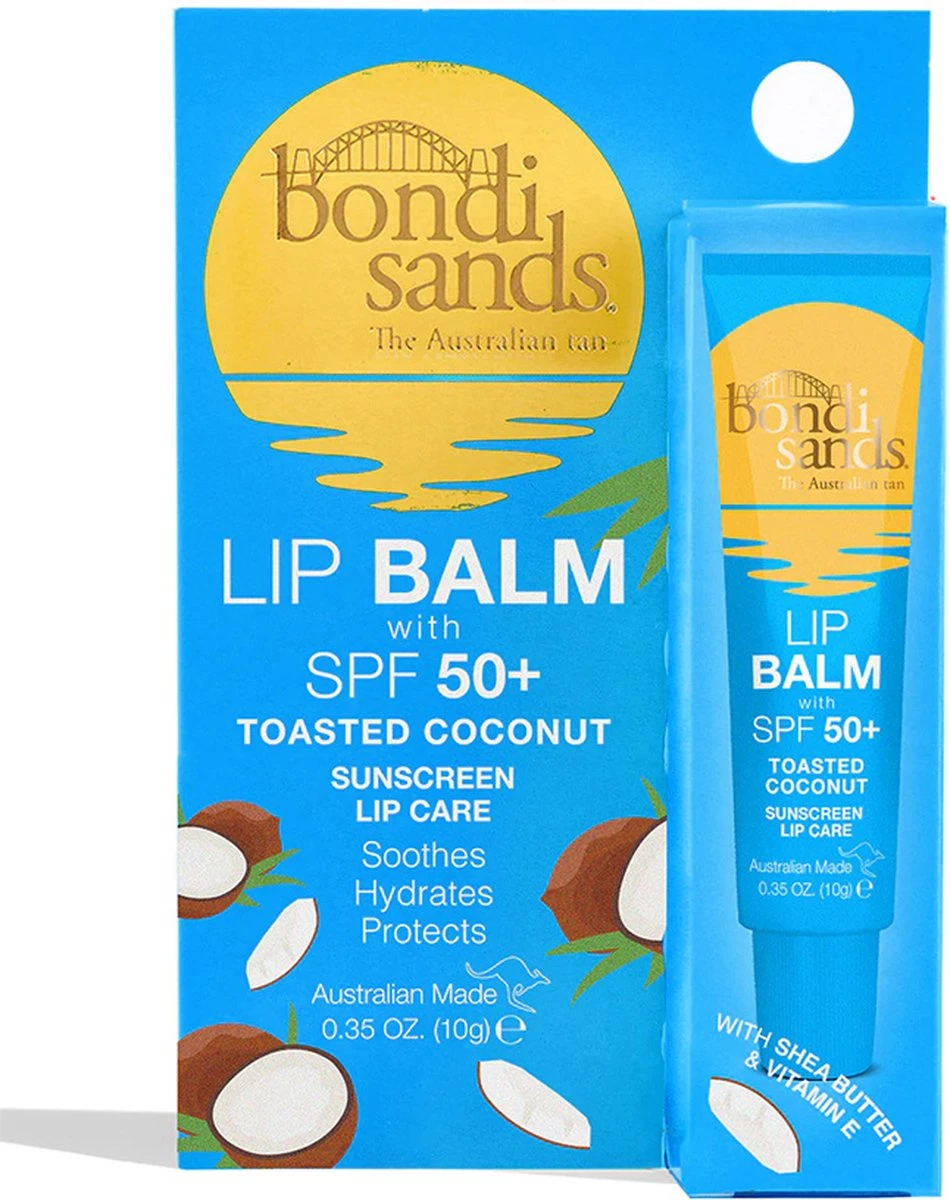 Bondi Sands Sunscreen Lip Balm SPF 50+ Toasted Coconut 10 G - Hydrateert En Verzacht Droge Lippen 3 Bondi Sands Sunscreen Lip Balm SPF 50+ Toasted Coconut 10 G - Hydrateert En Verzacht Droge Lippen