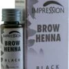 Impression Henna Wenkbrauwverf | Zwart | Black | Noir | Brow Henna | Goed Voor Meer Dan 20 Behandelingen
