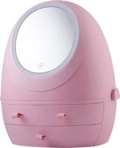 Make Up Organizer Met Make Up Spiegel En Led Verlichting | Usb Opladen Make-Up Tool Organizer Cosmetische Opbergdoos Draagbare Lade Led Spiegel Make-Up Tool Kits Opbergrek Maquillage | Make Up Spiegel Met Verlichting | Make Up Organizer Lades - Roze 12 Make Up Organizer Met Make Up Spiegel En Led Verlichting | Usb Opladen Make-Up Tool Organizer Cosmetische Opbergdoos Draagbare Lade Led Spiegel Make-Up Tool Kits Opbergrek Maquillage | Make Up Spiegel Met Verlichting | Make Up Organizer Lades - Roze -Cosmeticawinkel 971x1200 2