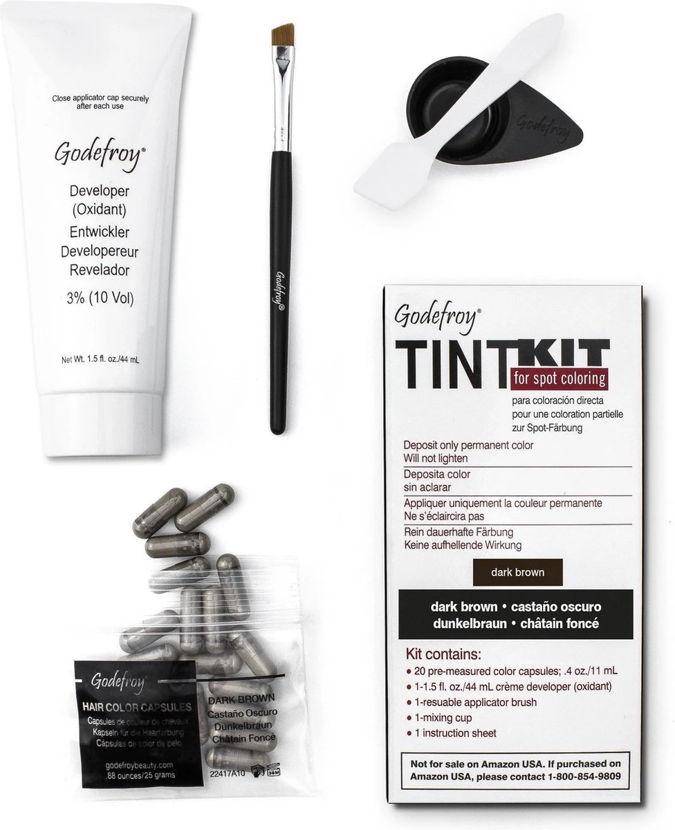 Godefroy Professional Wenkbrauwverf Dark Brown (20 Toepassingen) 3 Godefroy Professional Wenkbrauwverf Dark Brown (20 Toepassingen)